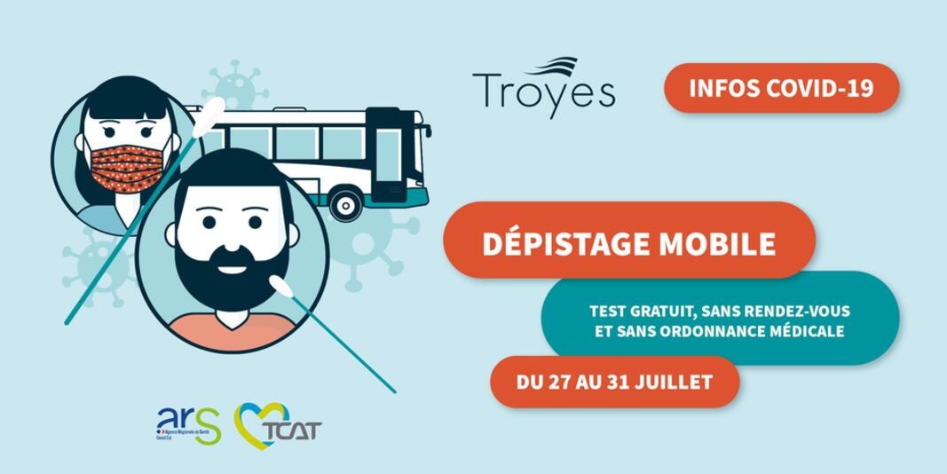 La Ville de Troyes et l'ARS lancent une campagne de dépistage mobile